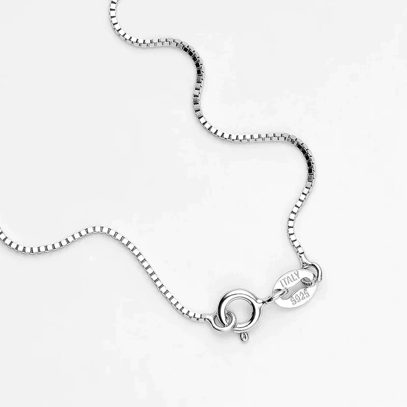 Klassische Moissanit Halskette