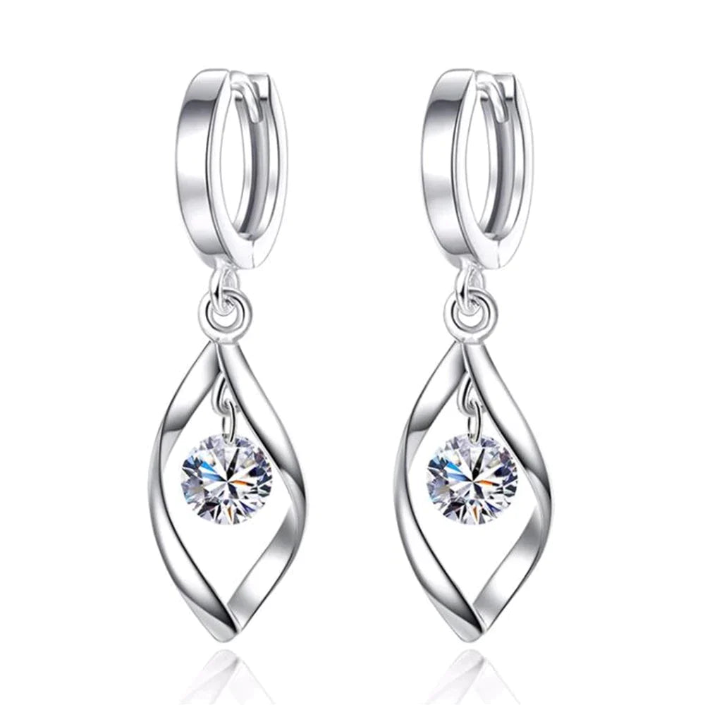 Retro Ohrringe aus 925er-Silber