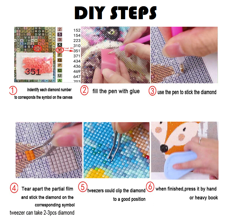 Bunter Baum 5D-Diamant-Wandteppich