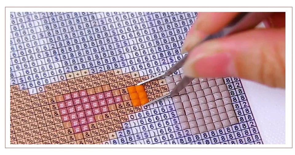 Bunter Baum 5D-Diamant-Wandteppich