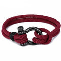 Camping-Fallschirmschnur-Survival-Anker-Armband im Marine-Stil