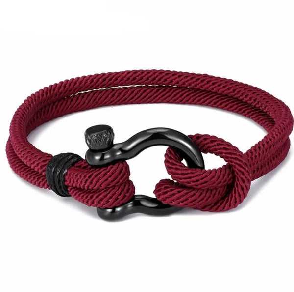 Camping-Fallschirmschnur-Survival-Anker-Armband im Marine-Stil