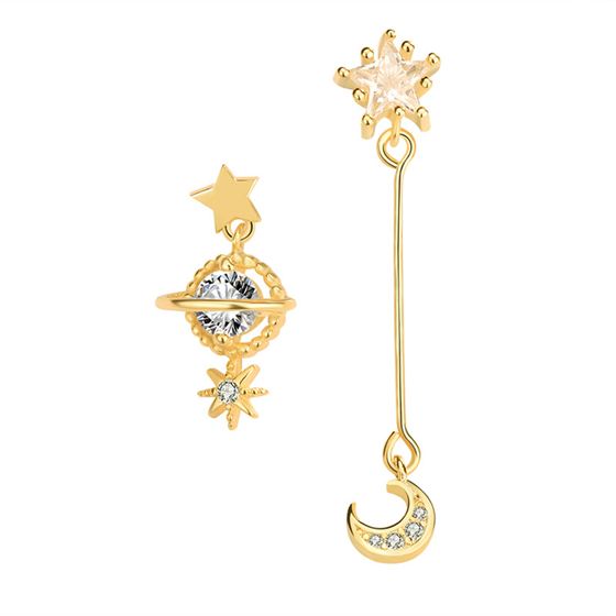 Stella-baumelnde Ohrringe