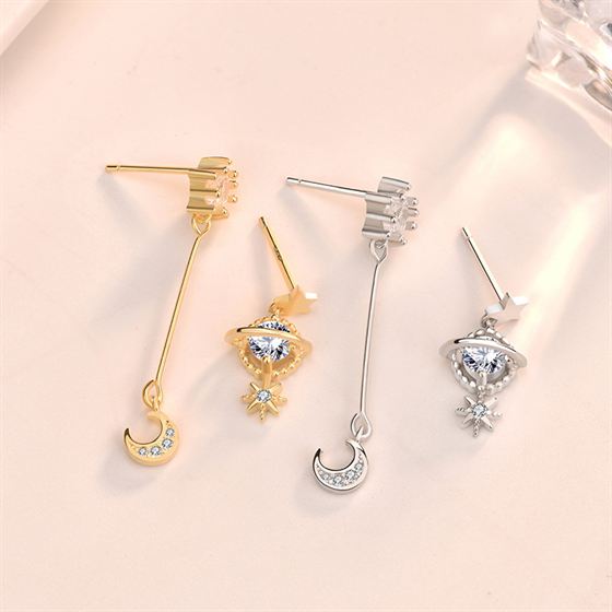 Stella-baumelnde Ohrringe