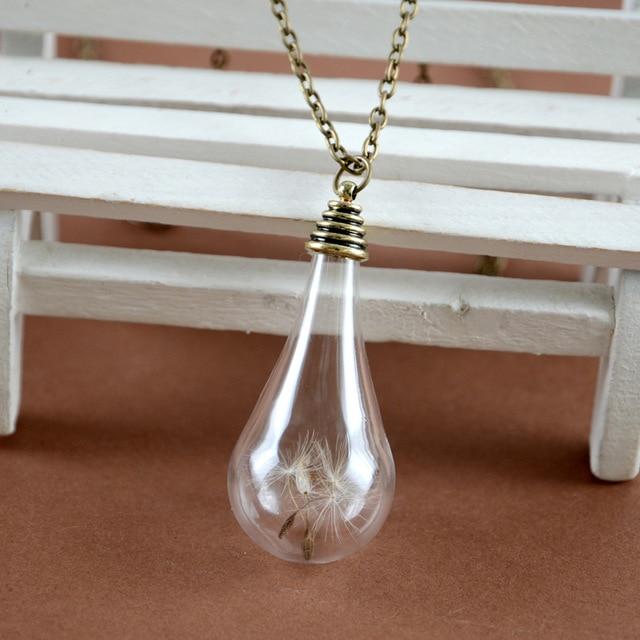 Machen Sie Ein Wunschglas Langer Halskette