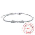 Tennisarmband mit Zirkonia in Silber