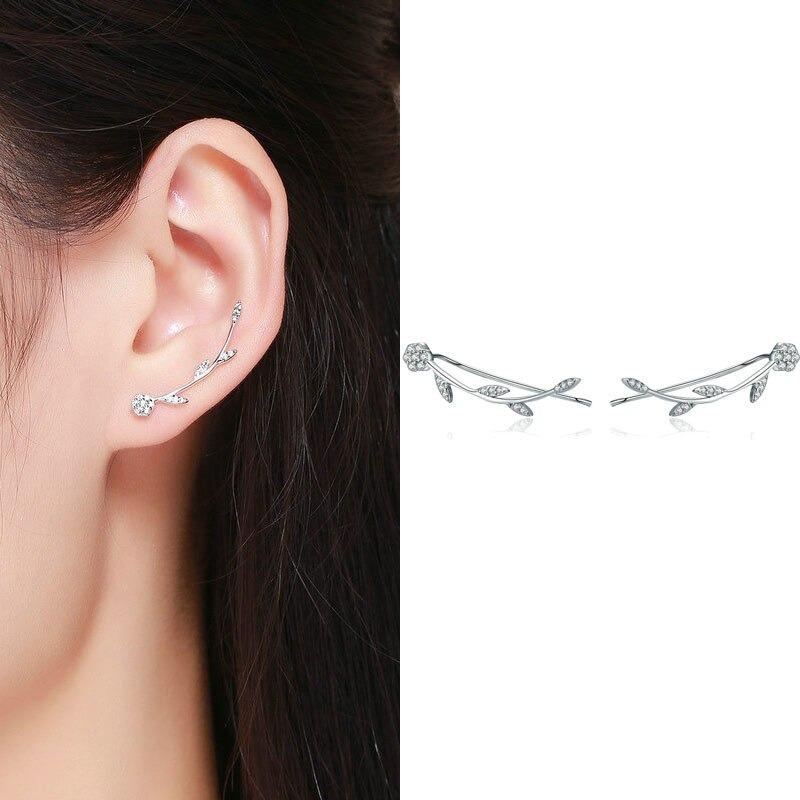 Minimalistische Zirkonakent Ohrringe Sammlung