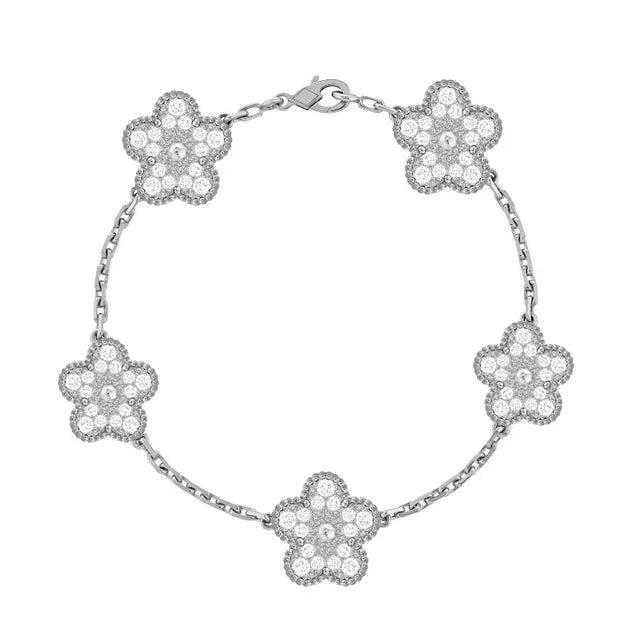 Armband aus verzinktem Achatstein und Edelstahl