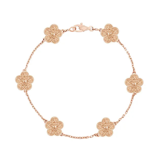 Armband aus verzinktem Achatstein und Edelstahl