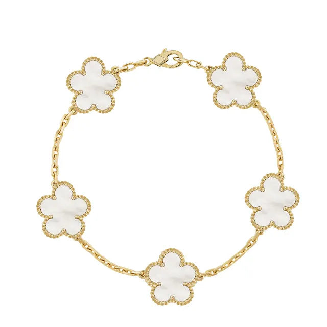 Armband aus verzinktem Achatstein und Edelstahl