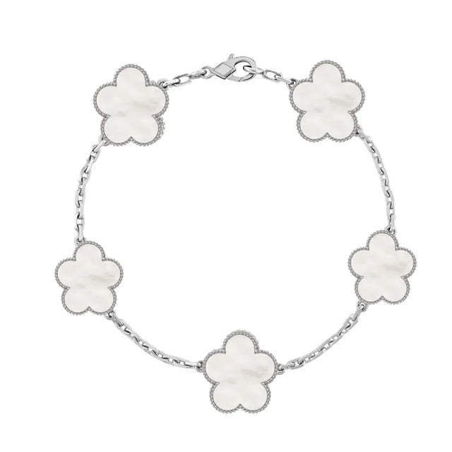 Armband aus verzinktem Achatstein und Edelstahl