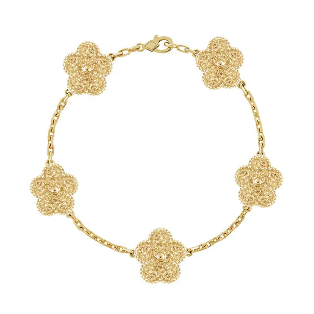 Armband aus verzinktem Achatstein und Edelstahl