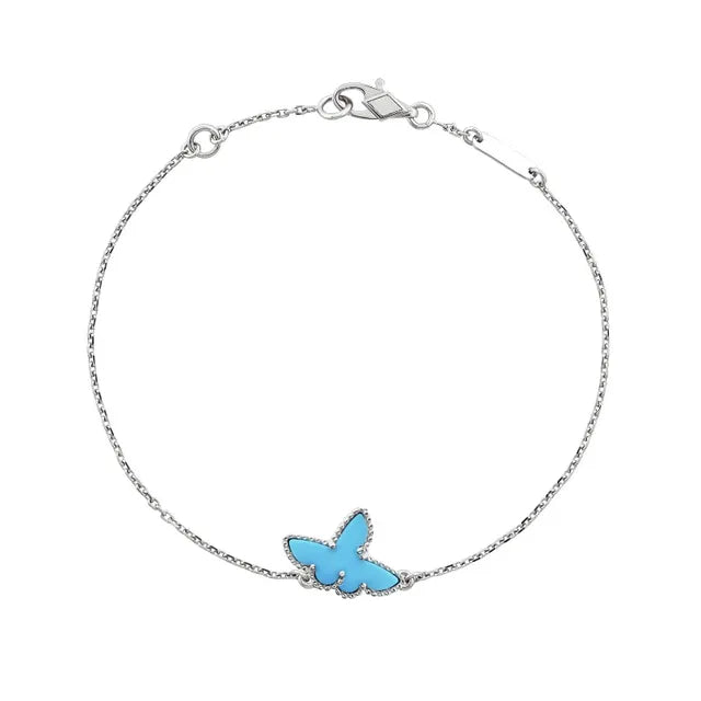 Armband aus verzinktem Achatstein und Edelstahl