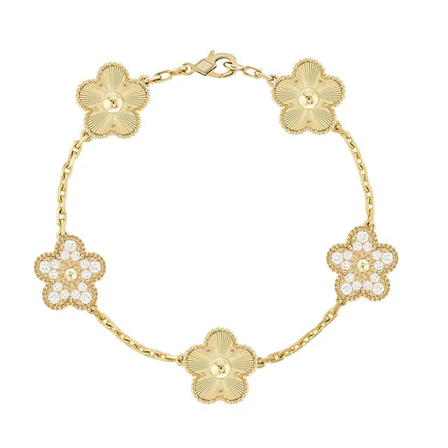 Armband aus verzinktem Achatstein und Edelstahl