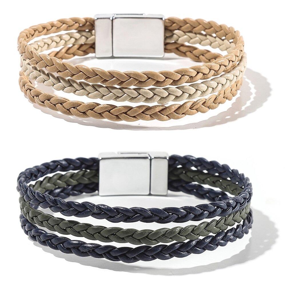 Multi Layer Bohemian Wrap Bracelets Mit Magnetverschluss