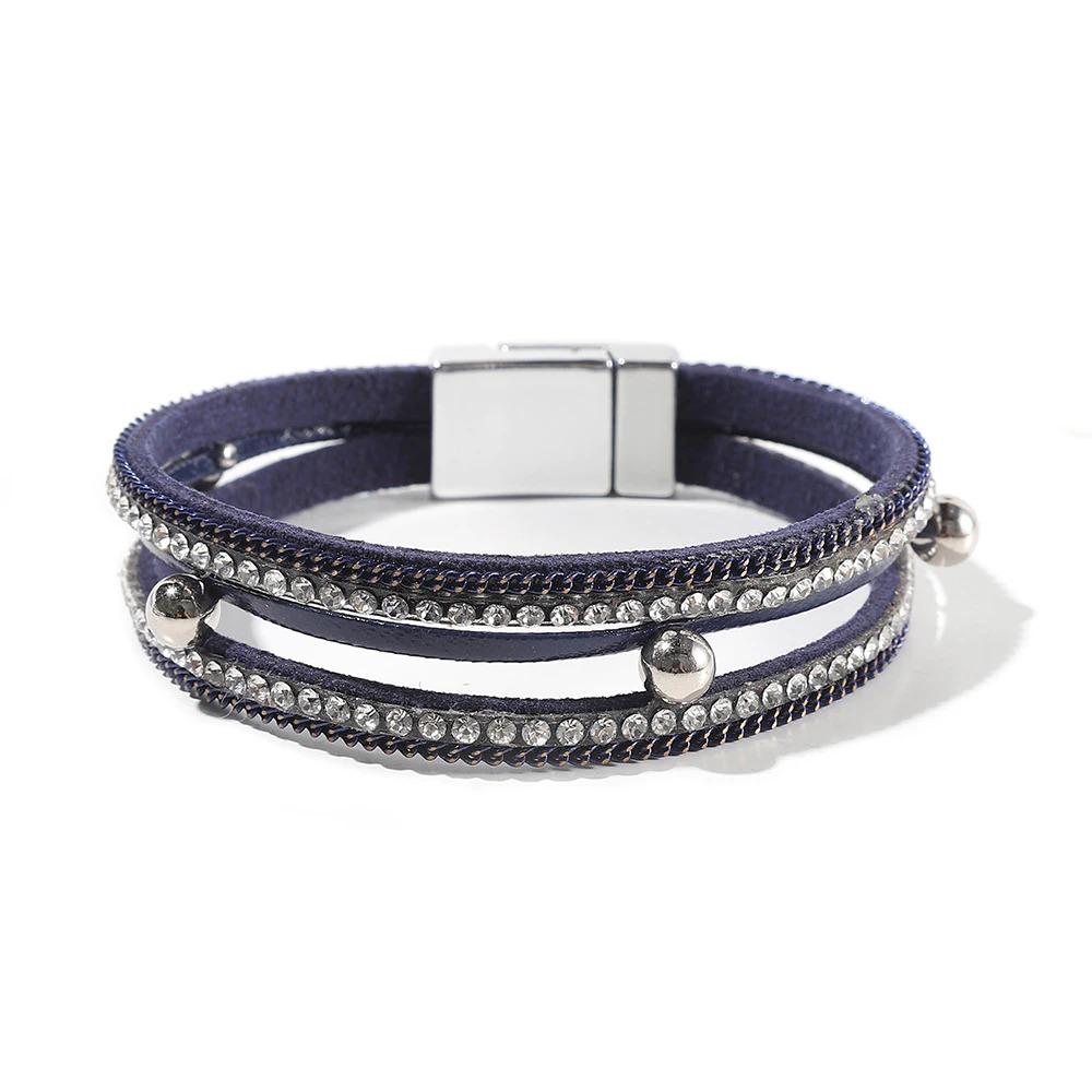 Multi Layer Bohemian Wrap Bracelets Mit Magnetverschluss