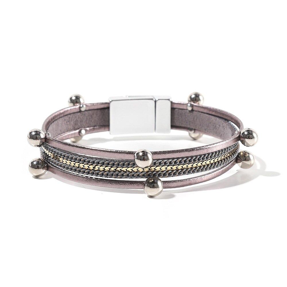 Multi Layer Bohemian Wrap Bracelets Mit Magnetverschluss