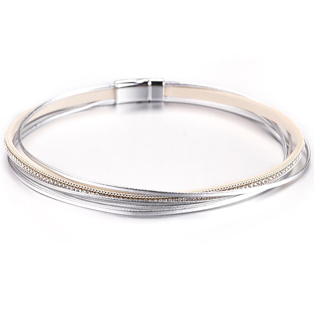 Multi Layer Doppel Wrap Armbänder Mit Magnetverschluss