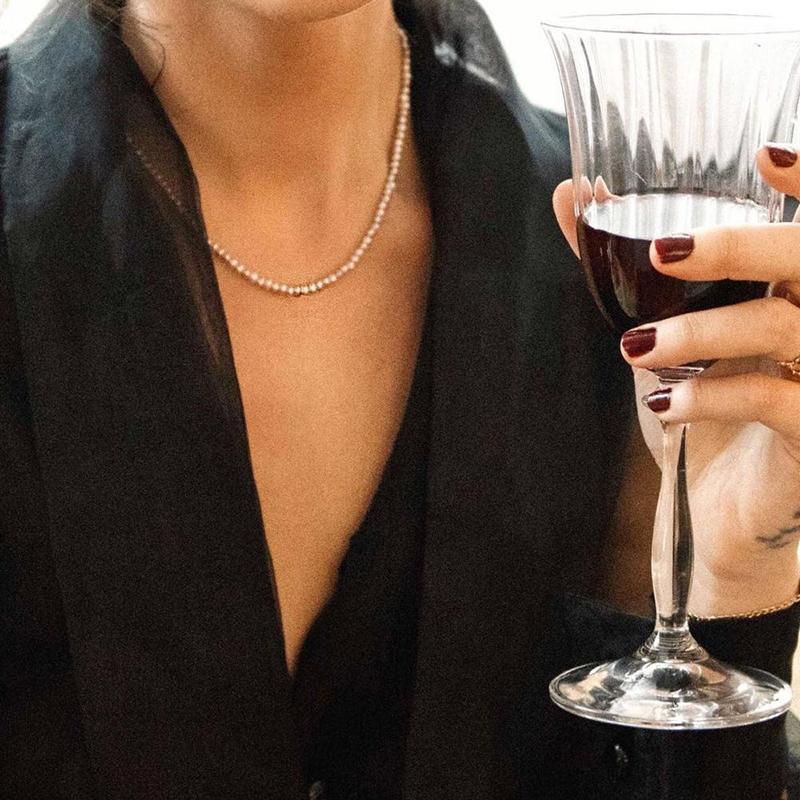 Multi Layer Perlenkette Halskette