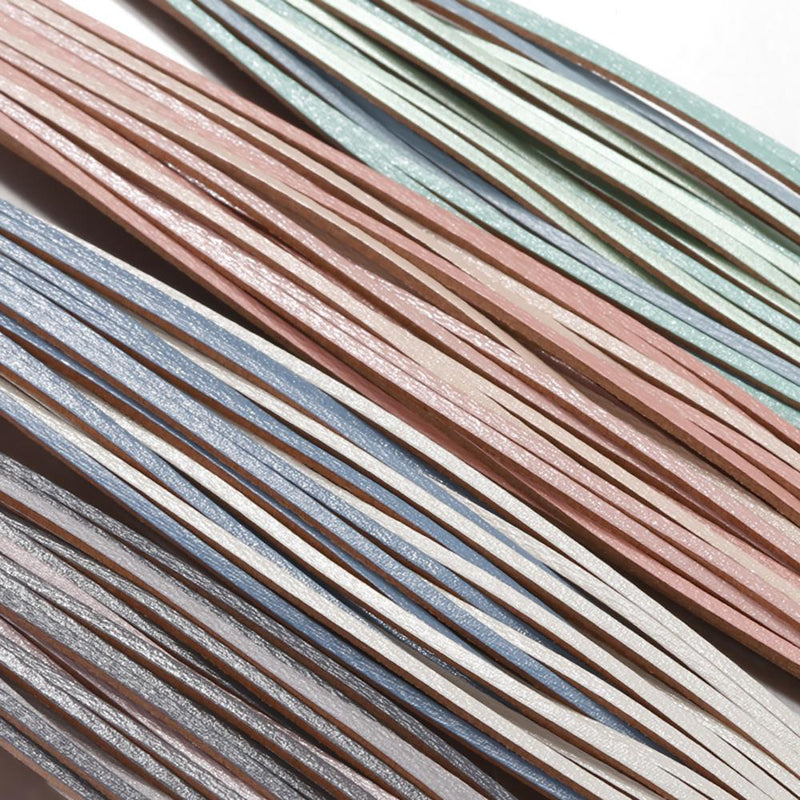 Multi Layer Slim Strips Bohemian Lederarmband