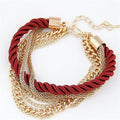 Multi Layer Seilkettenarmband
