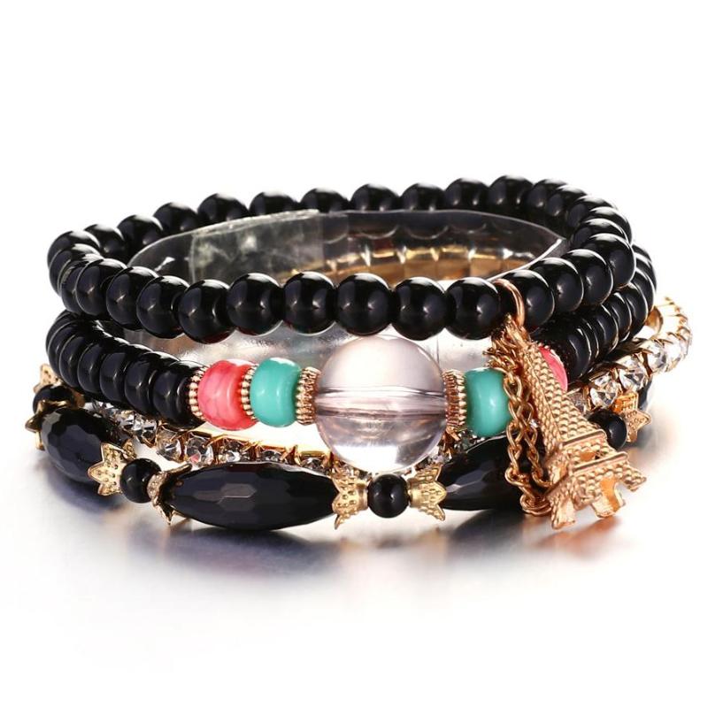 Multi Layered Charme Armbänder Mit Quasten