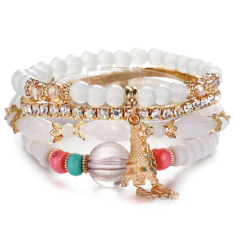 Multi Layered Charme Armbänder Mit Quasten