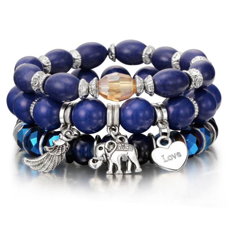 Multi Layered Charme Armbänder Mit Quasten