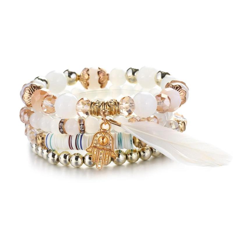 Multi Layered Charme Armbänder Mit Quasten