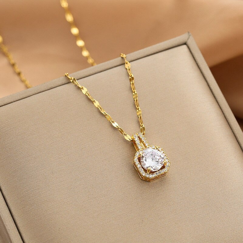 Multi Stil Zirkon Mit Einer Beliebigen Anhängerketten Mit Zirkon