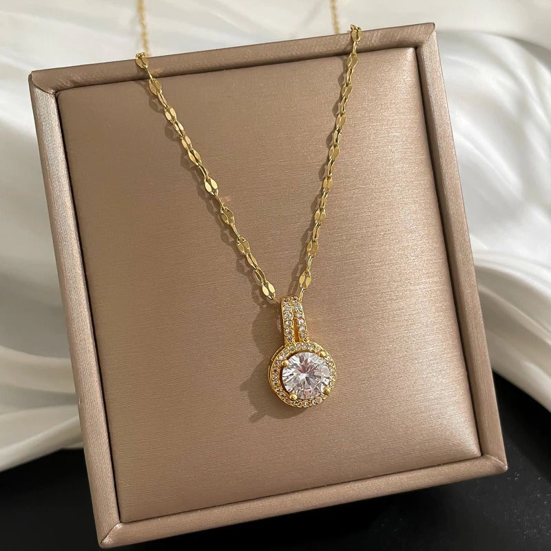 Multi Stil Zirkon Mit Einer Beliebigen Anhängerketten Mit Zirkon