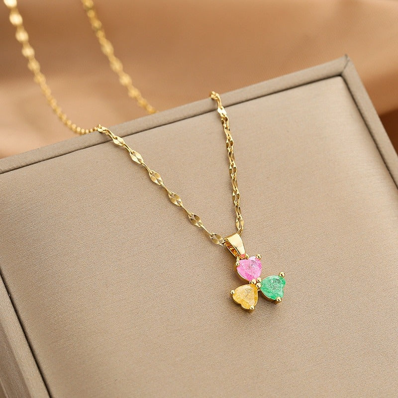 Multi Stil Zirkon Mit Einer Beliebigen Anhängerketten Mit Zirkon