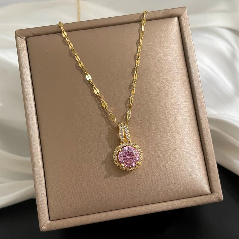 Multi Stil Zirkon Mit Einer Beliebigen Anhängerketten Mit Zirkon