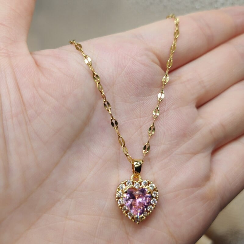 Multi Stil Zirkon Mit Einer Beliebigen Anhängerketten Mit Zirkon