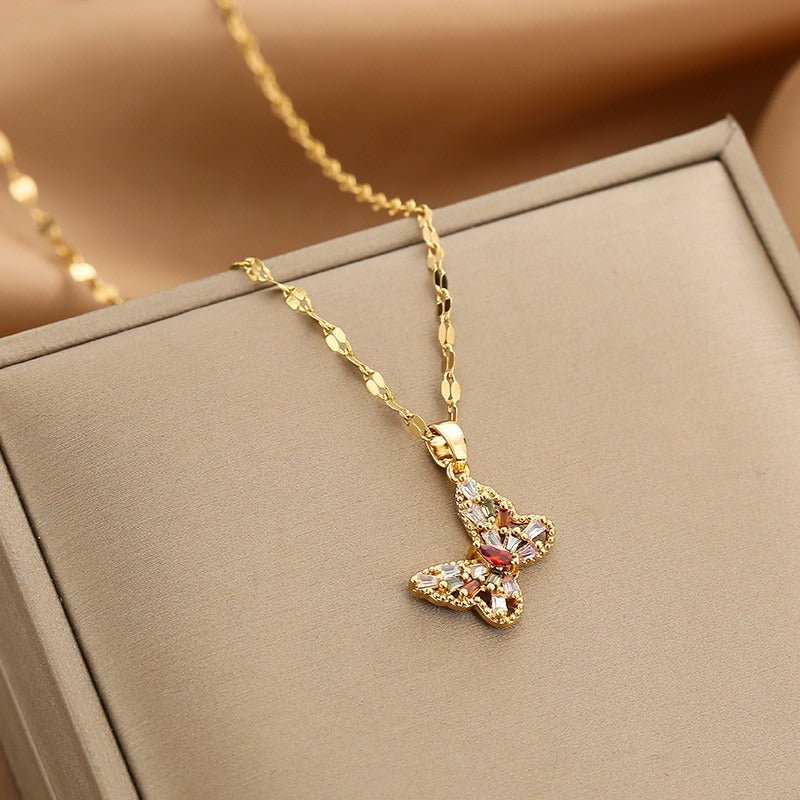 Multi Stil Zirkon Mit Einer Beliebigen Anhängerketten Mit Zirkon