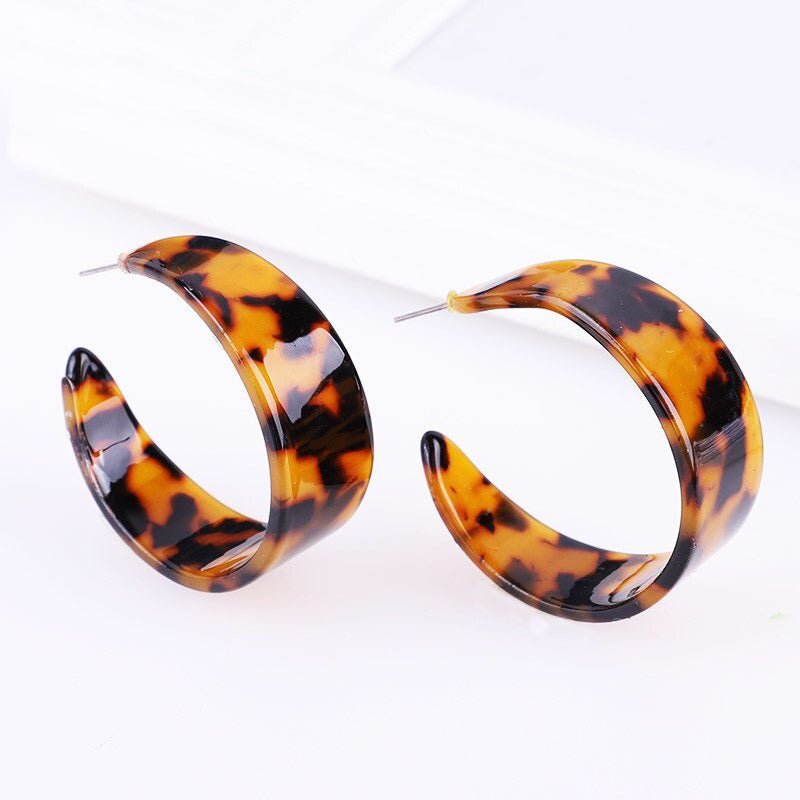 Multicolor Bohemian Fashion Statement Dangle Drop Acrylohrringe