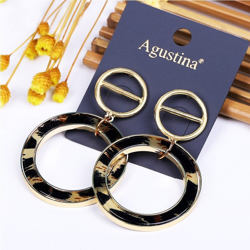 Multicolor Bohemian Fashion Statement Dangle Drop Acrylohrringe