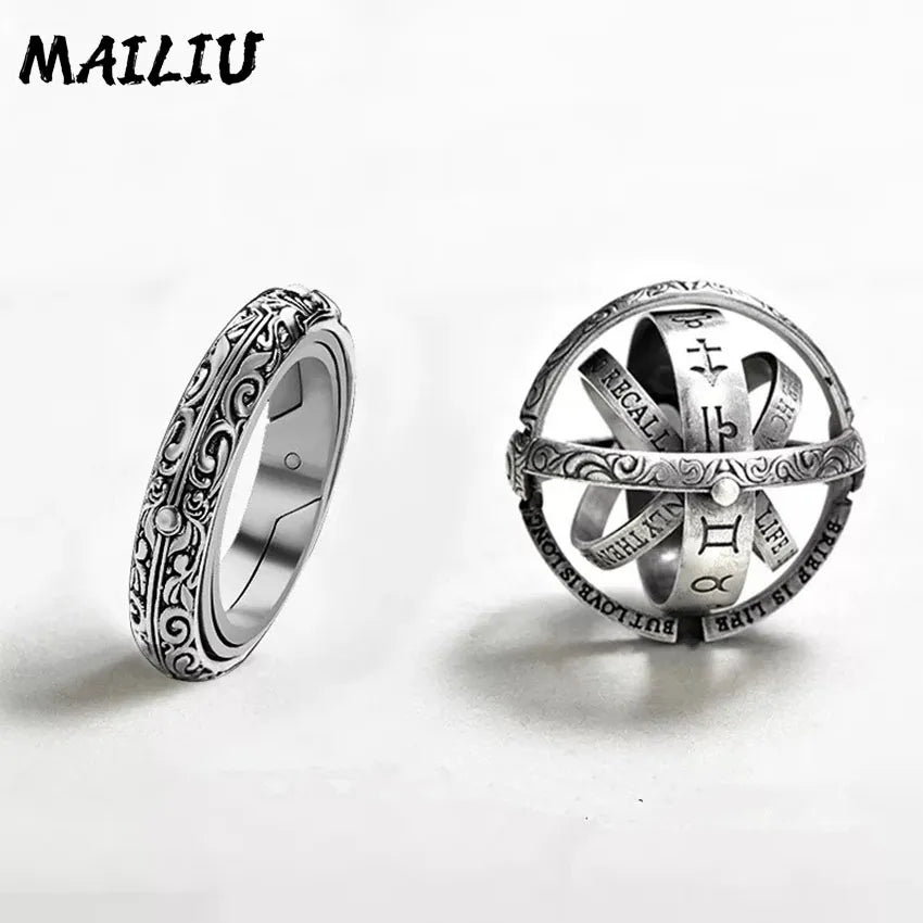 Kreative Astronomische Ringe für Damen und Herren - Vintage Design