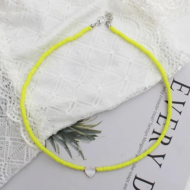 Bunte Sommerhalsketten | Bohemian Sommerhalskette | Handgefertigte Sommerhalskette