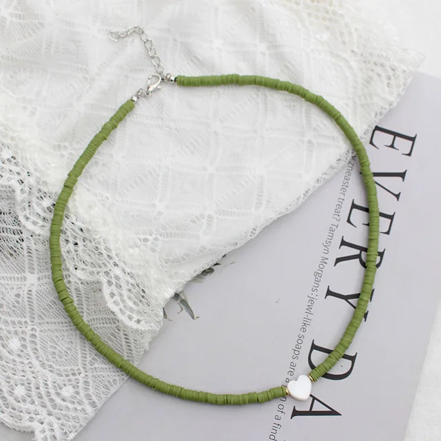 Bunte Sommerhalsketten | Bohemian Sommerhalskette | Handgefertigte Sommerhalskette