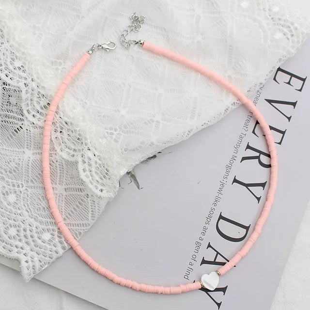 Bunte Sommerhalsketten | Bohemian Sommerhalskette | Handgefertigte Sommerhalskette