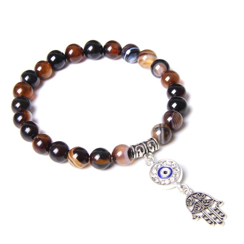 Naturstein Charme Perlenarmband