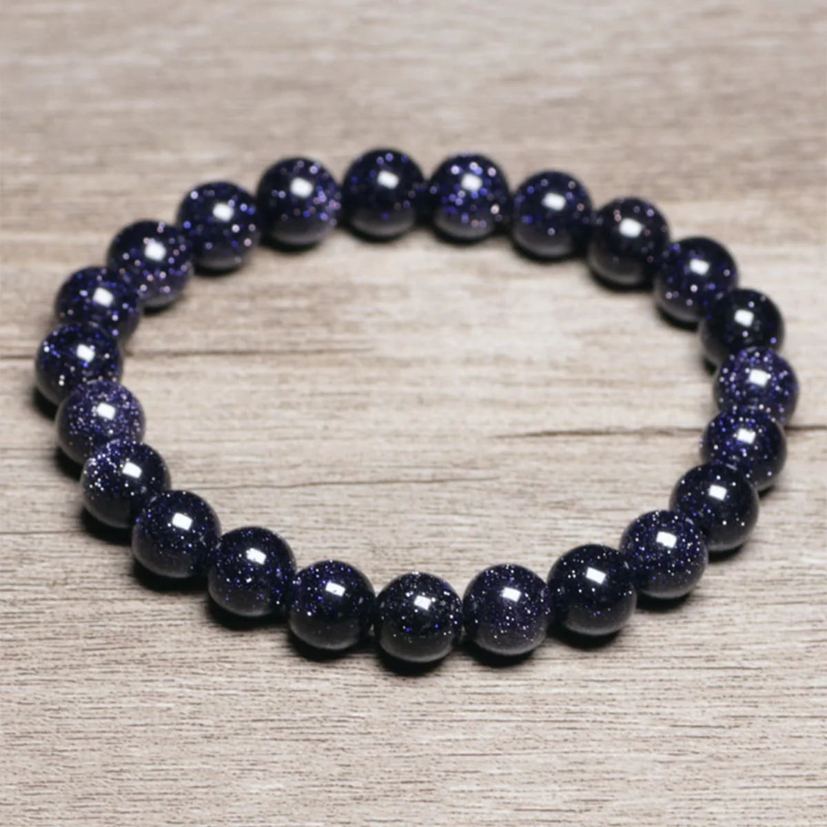 Grünes Pfauenauge Armband mit natürlichen Steinperlen für Yoga und Heilung
