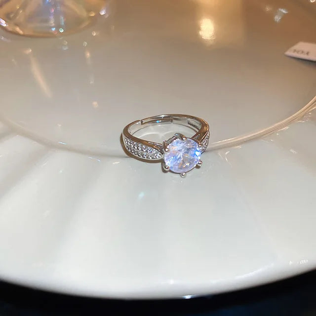 Damenringe Schmuck | Herz Hochzeitsring | Ringe Damen Herz | Modischer Ring | Ehering