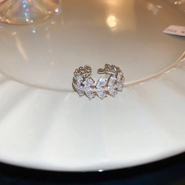 Damenringe Schmuck | Herz Hochzeitsring | Ringe Damen Herz | Modischer Ring | Ehering