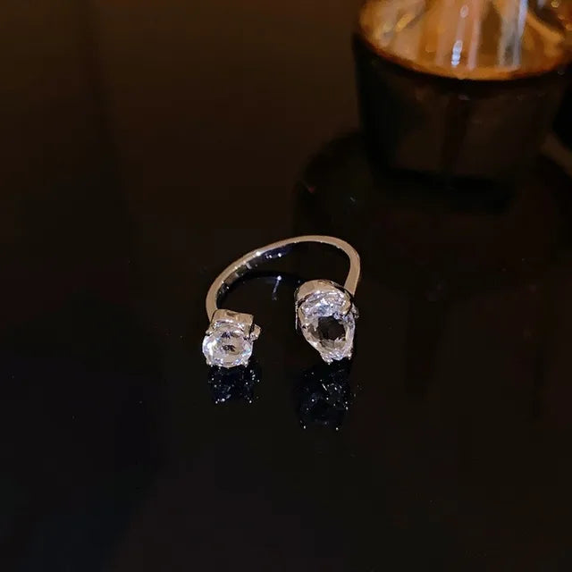 Damenringe Schmuck | Herz Hochzeitsring | Ringe Damen Herz | Modischer Ring | Ehering