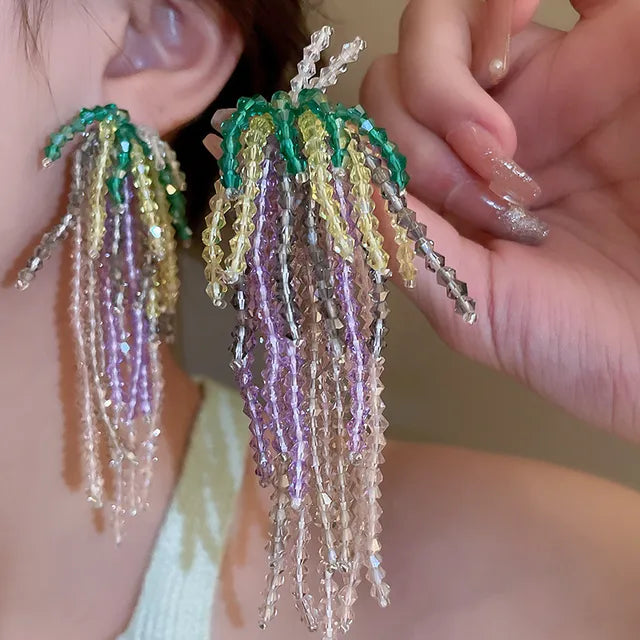 Blumen Barock Ohrringe | Handgefertigte Ohrringe im Barockstil