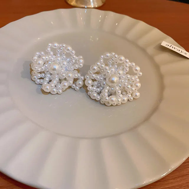 Blumen Barock Ohrringe | Handgefertigte Ohrringe im Barockstil