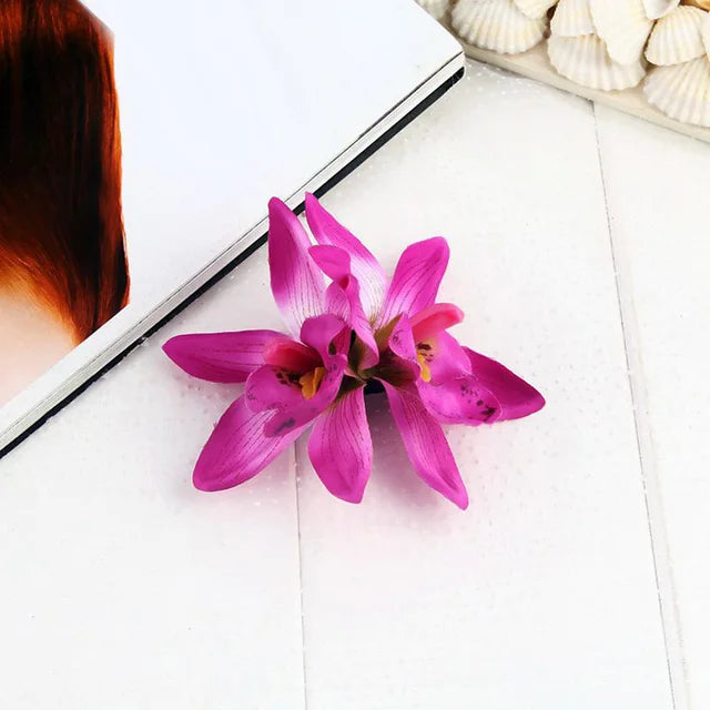 Blumen Haarspangen Schmuck | Blaue Blumen Haaraccessoires | Haarnadel Blumen Haarschmuck