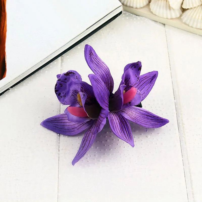 Blumen Haarspangen Schmuck | Blaue Blumen Haaraccessoires | Haarnadel Blumen Haarschmuck